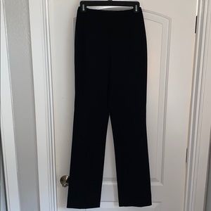 Ralph Lauren Stretch Straight Leg Black Pants